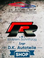 VW R Racing Schriftzug, Emblem, Logo 3D Metall