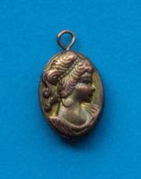 antikes Amulett (Anhänger) mit Relief-Portrait