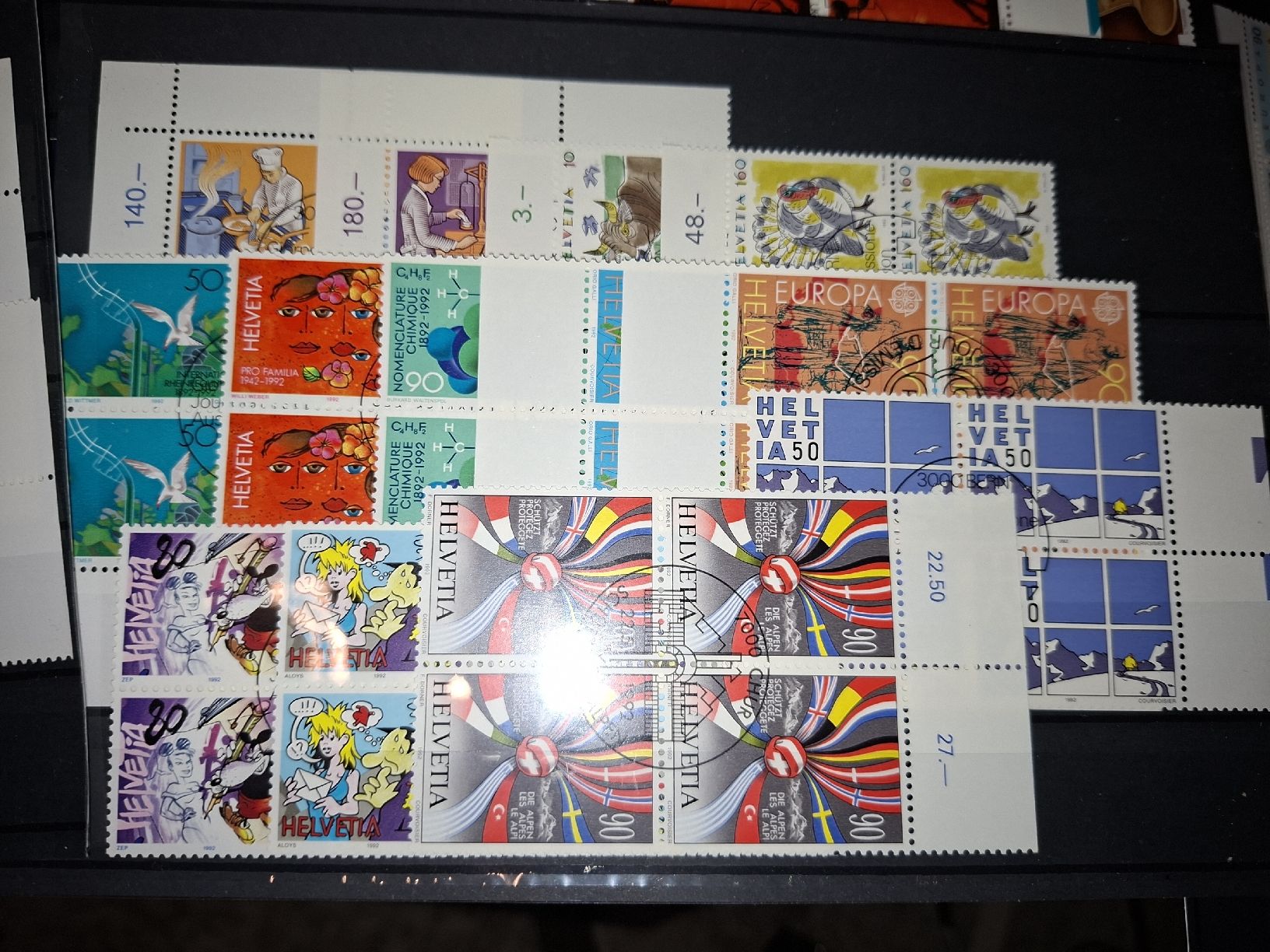 Tous les timbres: Lot 4er Blocks div. ET gestempelt – D'occasion à Balgach par SIMEON27 2