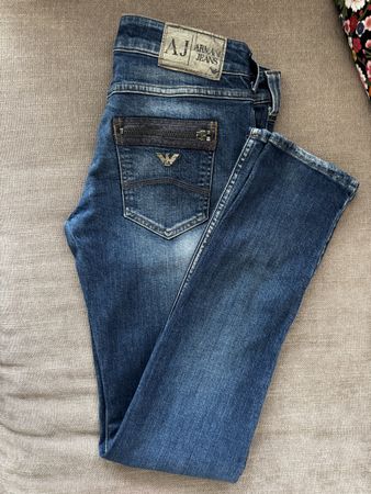 Original Armani Jeans: Classic Blue Denim, Size 29