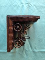 Dekorationsauto Metall Holz Sockel handgemacht Unikat Dek...
