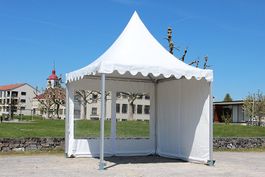 Gardeko Gartenzelt Pavillon 3x3 Ganzjahreszelt Gastrozelt