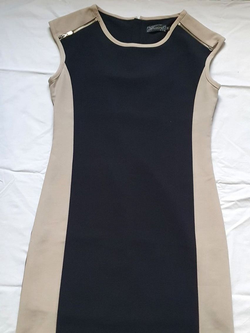 Vestiti: Robe courte bleu marine beige 38 – Nuovo (secondo la descrizione) da Prilly venduto da RoDyRe
