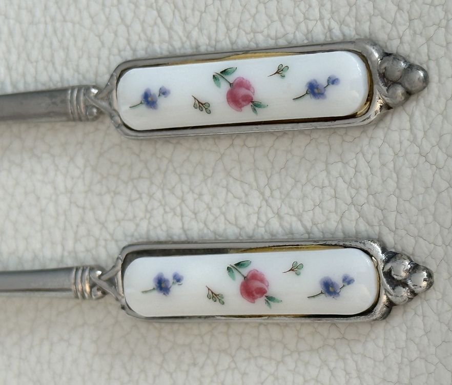 ELAYARD 10 Stück Keramik Besteckhalter - Löffel & Gabel Ablage Weiß