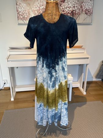 Midikleid mit Batikmuster, (Rayon) Natura, XS