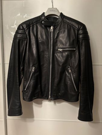 TOM FORD Calfskin Biker Lederjacke Gr. 52  Made in Italy
