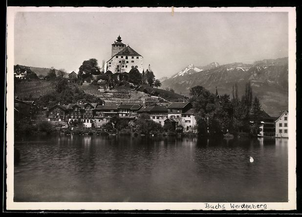 Cartes postales: Buchs /SG, Werdenberg, Schloss und Ort a – D'occasion à Berlin par bartko-reher