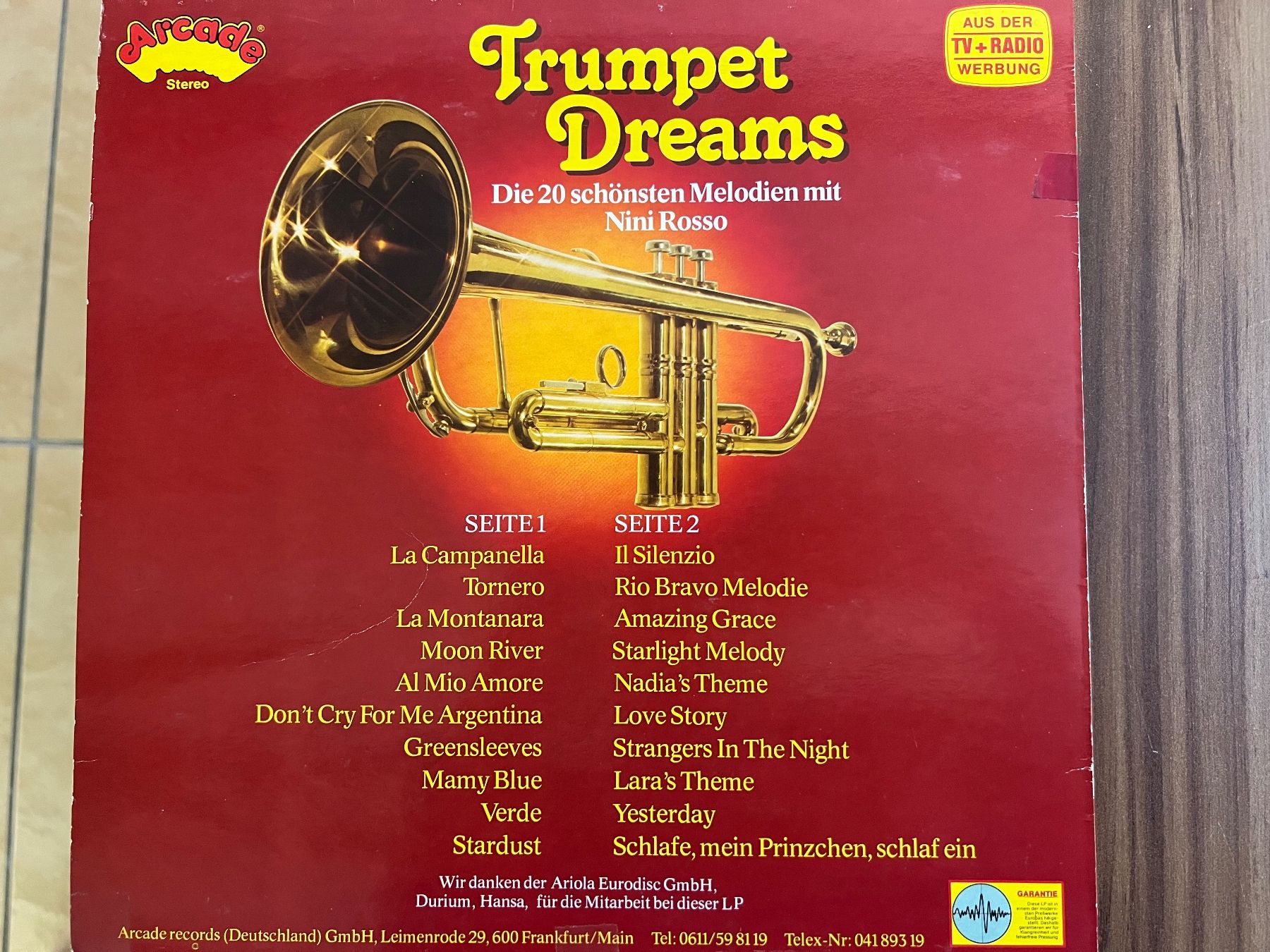Dischi in vinile: 4x LP SCHALLPLATTEN TROMPETEN – Usato da chiasso venduto da Wulli 2