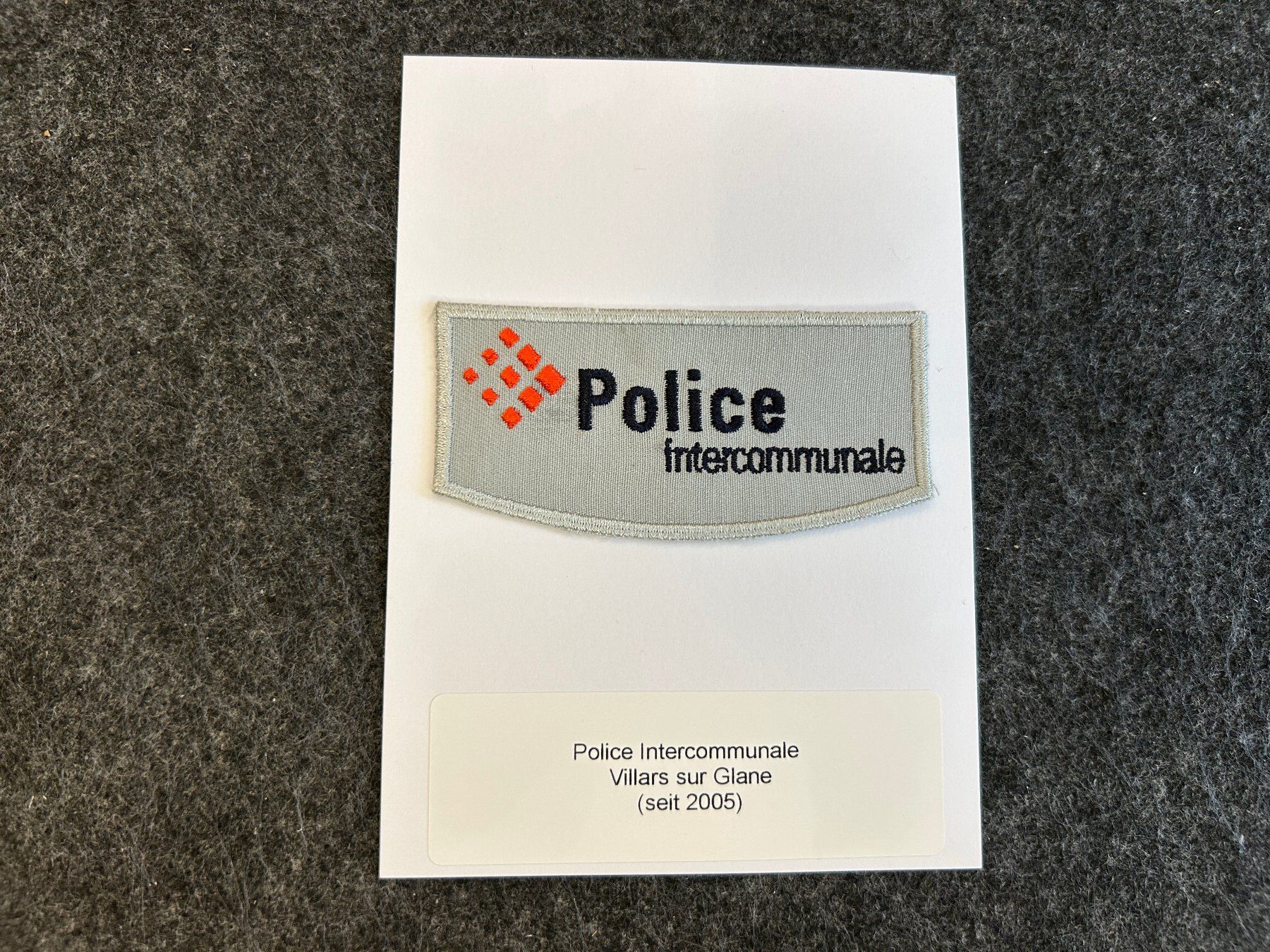 Placchette & Badge: Patch, FR, Police Intercommunale Villars sur Glane – Usato da Berikon venduto da DGC-1995