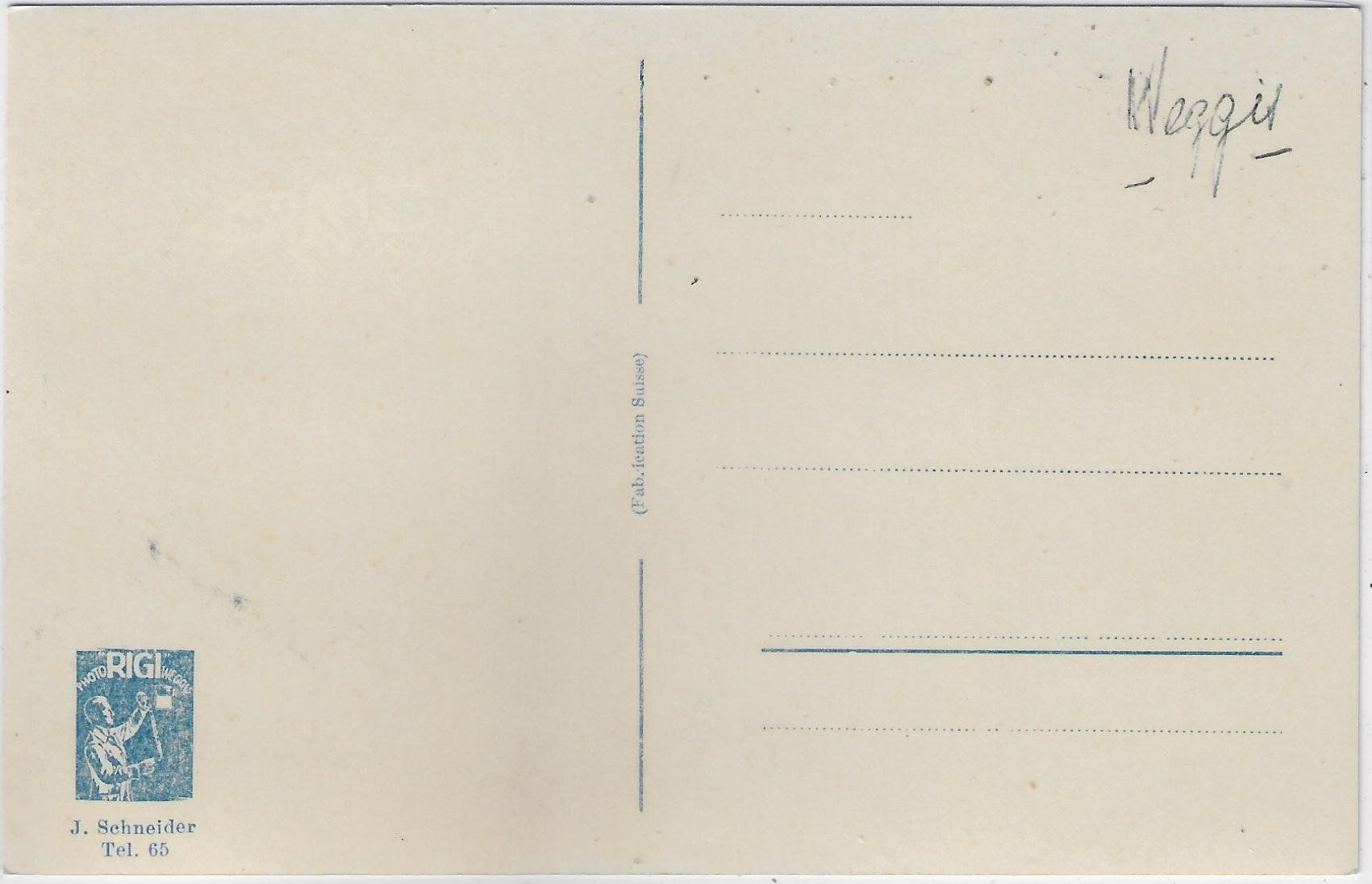 Cartes postales: Weggis - Pension Lindengarten – D'occasion à Ettingen par Kartenplanet 1
