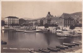 Neuchâtel - Le port et la Poste