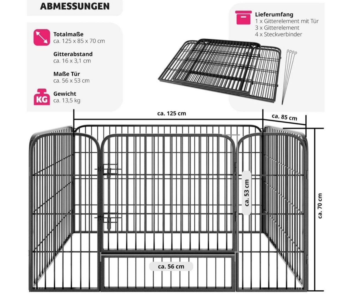 Gabbie, trasporto & Sicurezza: Welpenauslauf – Nuovo e nell'imballaggio originale da Malters venduto da Fantamum 2