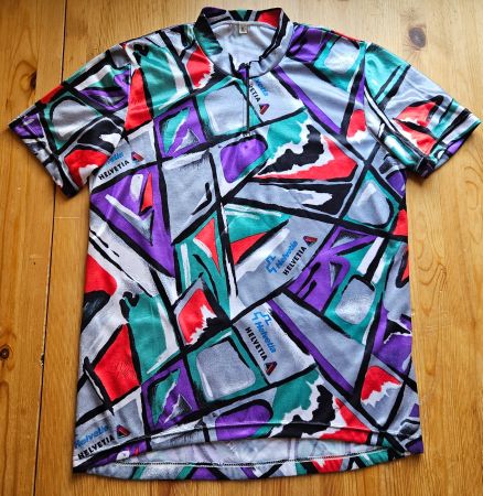 Radtrikot Helvetia vintage Grösse XL Velo Fahrrad Trikot