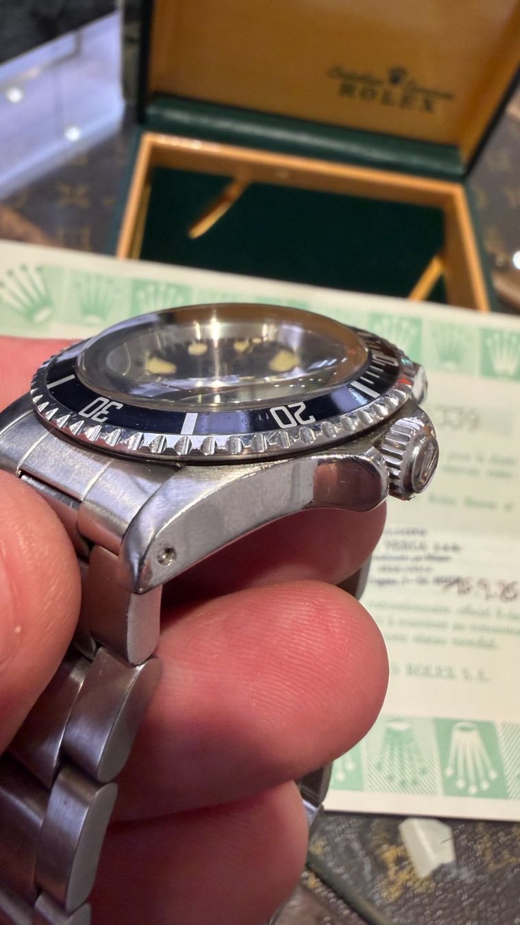 Rolex Uhren: Rolex 5513 Maxi dial MKI B&P – Gebraucht aus Randogne von 2G1909 5