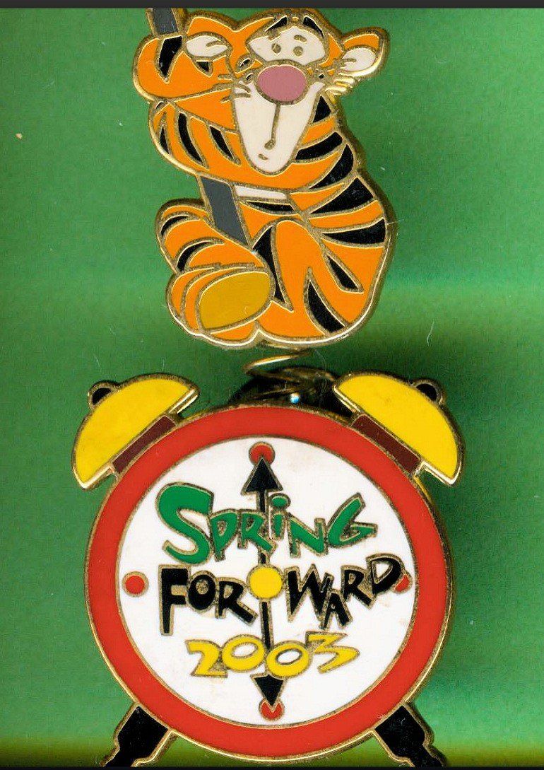 Disney Placchette & Badge: DISNEY  TIGGER  Spring for Ward 2003 – Usato da Winterthur venduto da Sammleroase