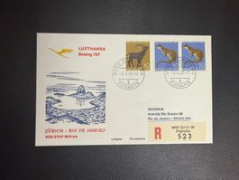 Lufthansa Erstflug Zürich-Rio De Janeiro 1968
