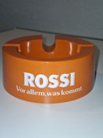 ROSSI Werbe-Aschenbecher Vintage – Orange