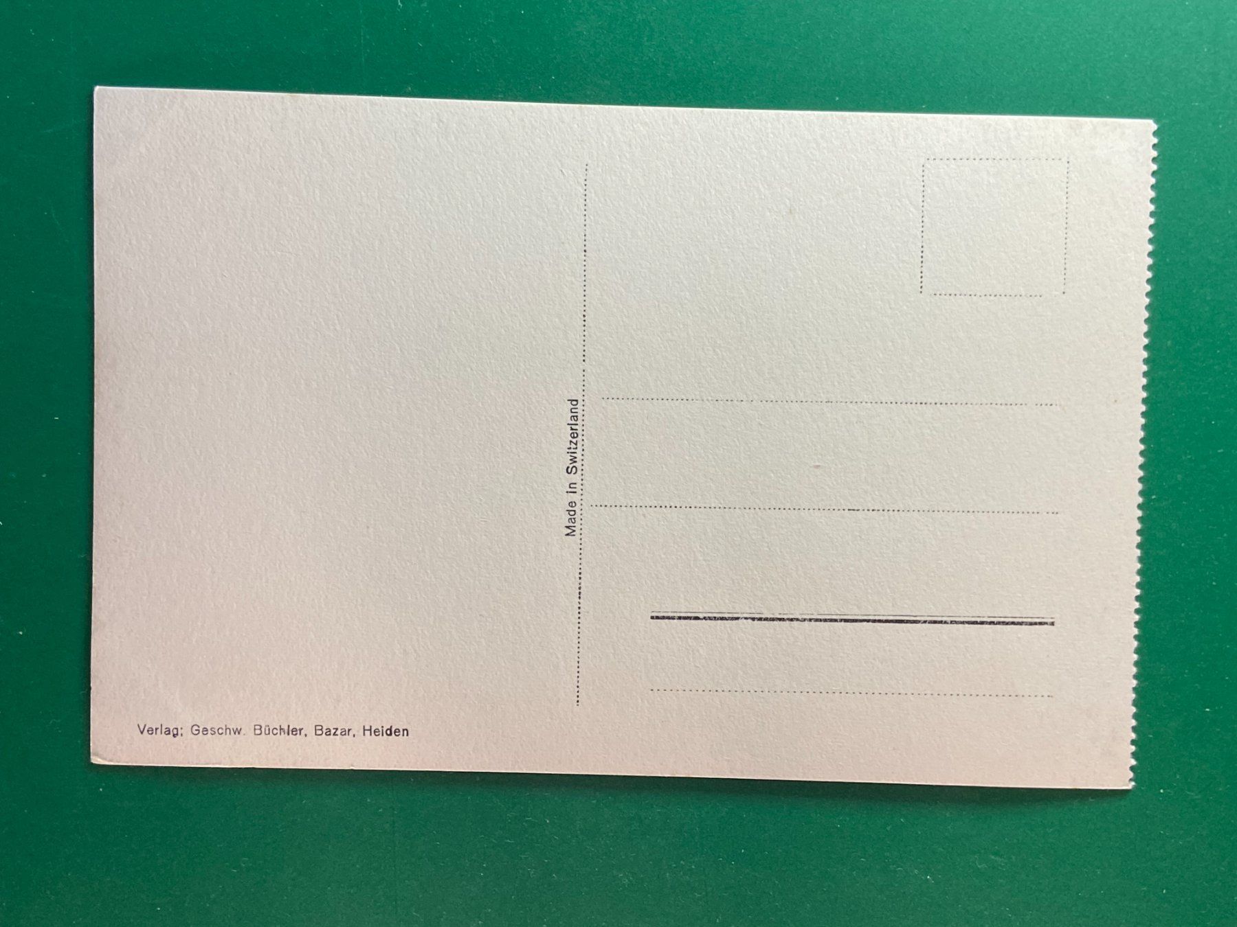 Cartoline postali: Appenzellerhaus bei Heiden – Usato da Steg VS venduto da danwer74 1