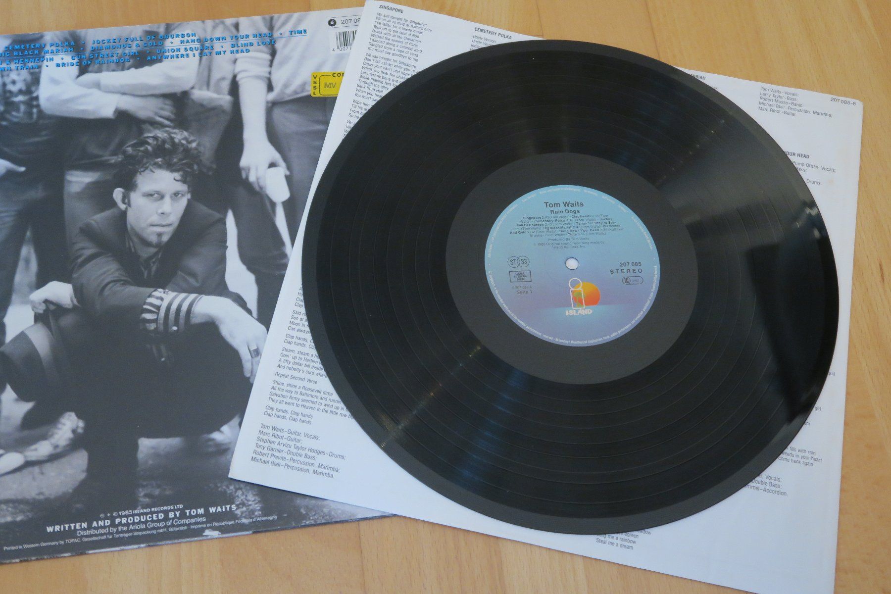 Schallplatten: Tom Waits – Rain Dogs – Gebraucht aus Thun von Karibu70 3