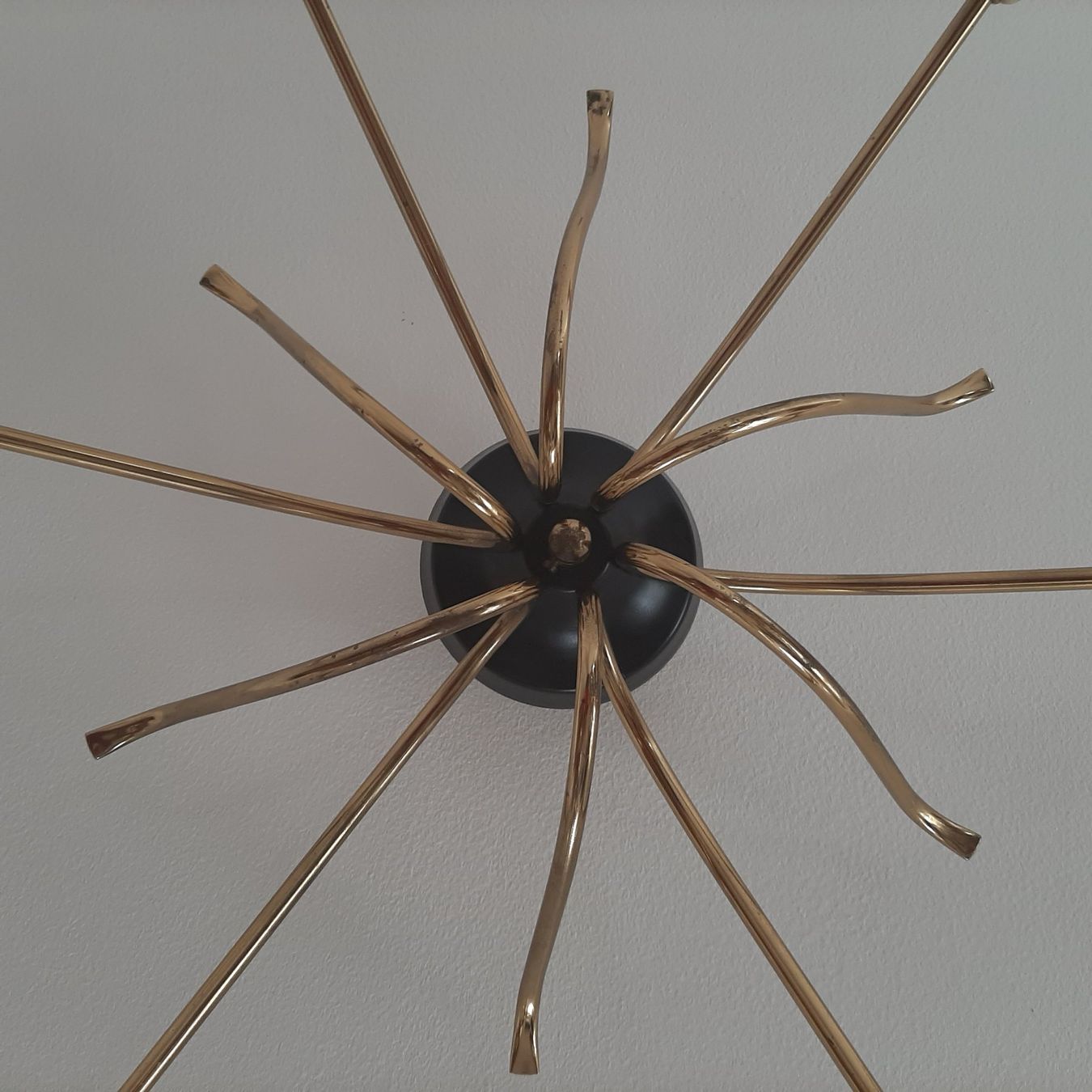 Lustres & lampes de plafonds: 50er 60er Sputnik Lampe Deckenlampe Mid Century Spinne – Défectueux à Erschwil par Karabella 4