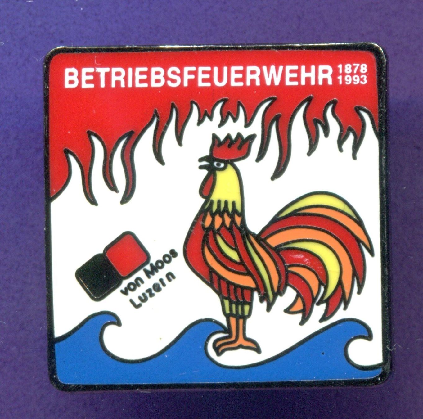 Plaketten & Abzeichen: Betriebsfeuerwehr  von MOOS – Gebraucht aus Winterthur von Sammleroase
