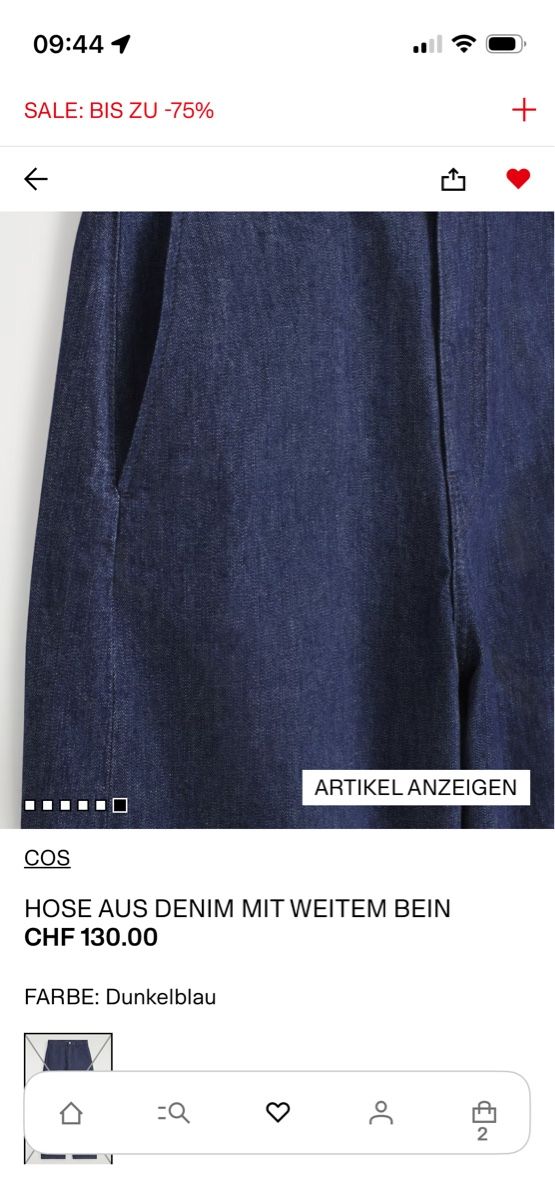 Cos Jeans: Neue Jeans von COS, Grösse 32 – Nuovo (secondo la descrizione) da Bern venduto da Emilusipi 7