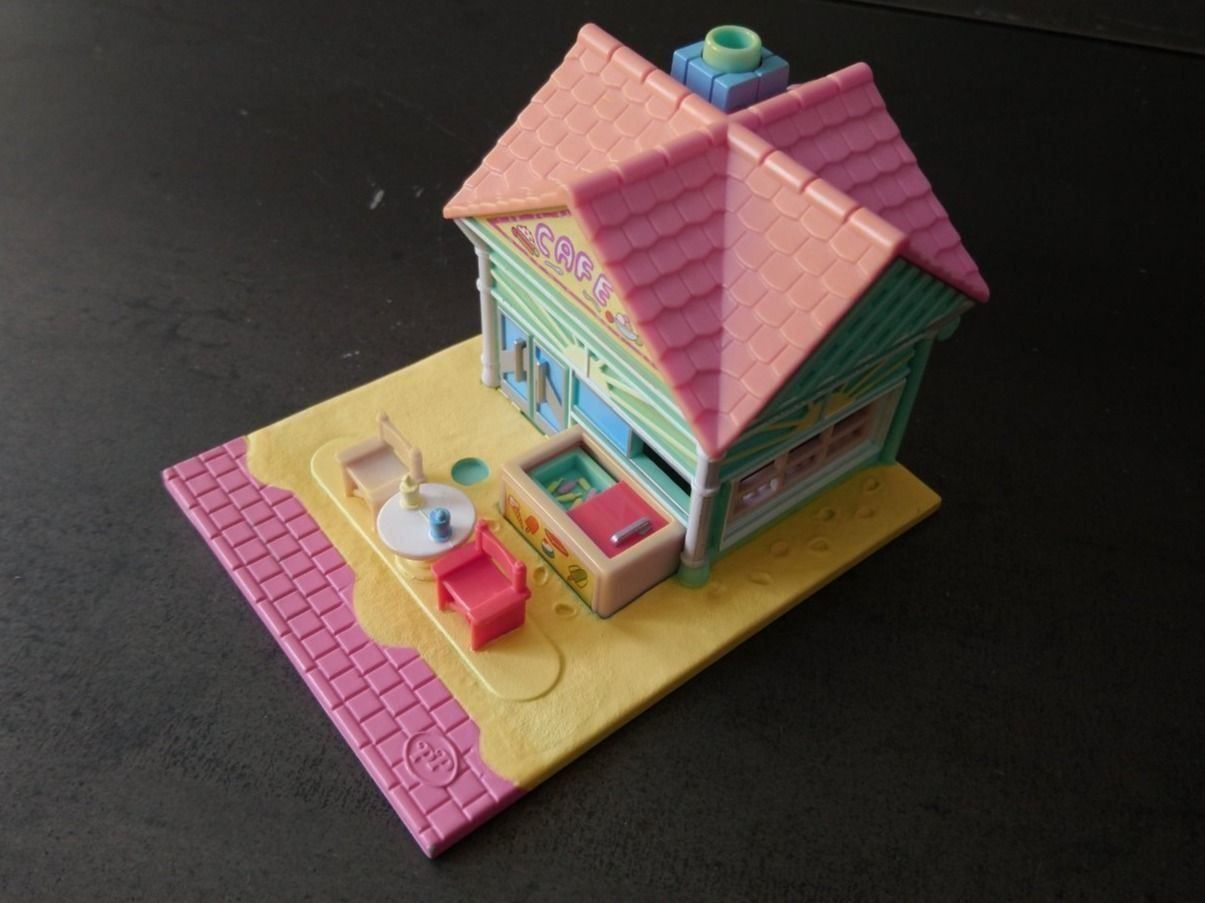 Polly Pocket Giocattoli: Polly Pocket Mini "Café" / "Eisdiele" – Usato da Jonen venduto da h-blxgirl79 1