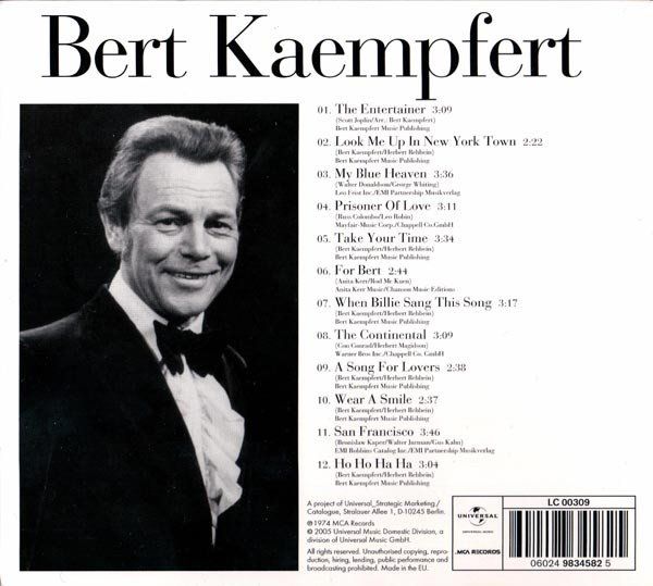 CDs: Bert Kaempfert - Gallery [MCA] – Gebraucht aus Unterbäch VS von cond 1