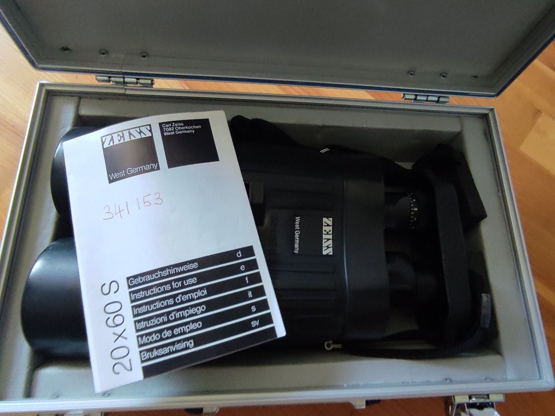 Zeiss Binocoli: Zeiss Feldstecher 20x 60 S mit Stabilisator – Usato da Solothurn venduto da Csw1 3