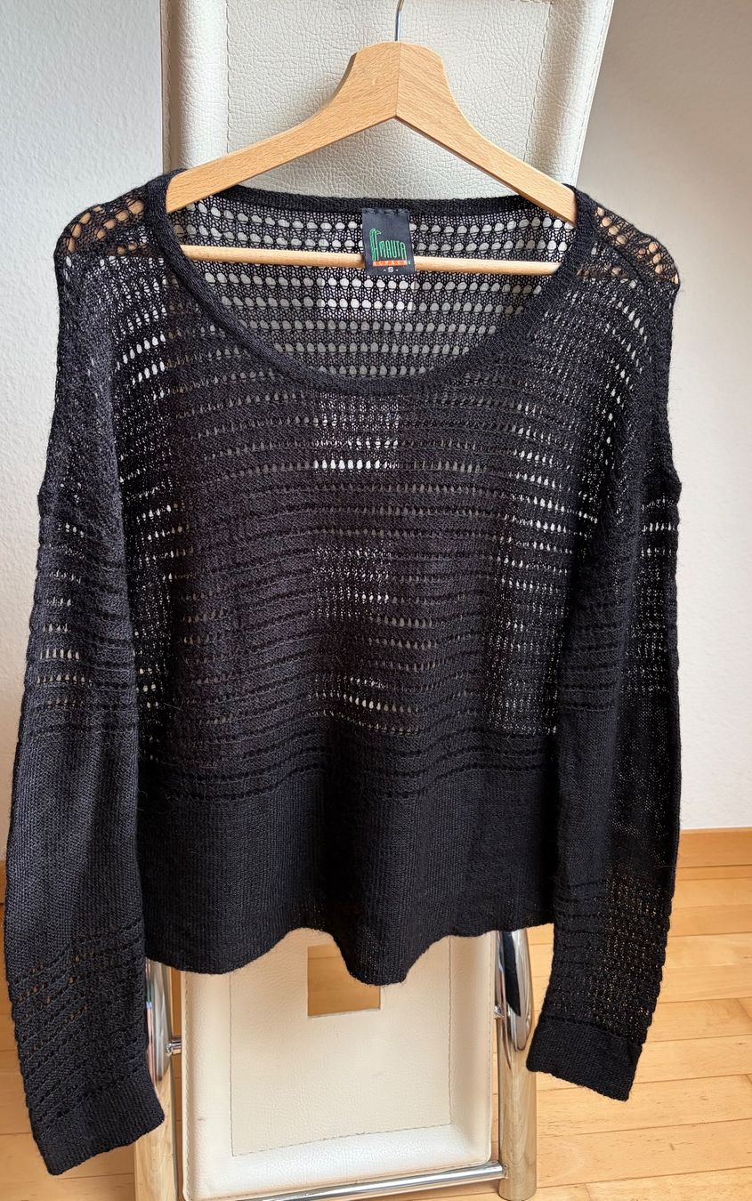 Maglioni & Felpe: Amauta Alpaka Wolle Pullover mit Lochmuster Gr.S – Usato da Unterägeri venduto da Jutka_04