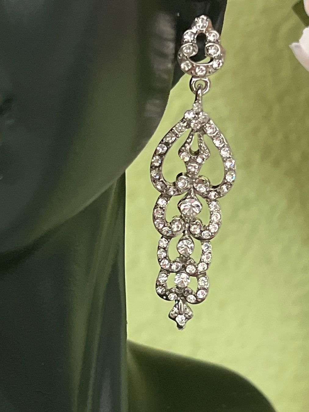 Orecchini pendenti & Orecchini a lobo: Schöne funkelnde Ohrringe – Usato da Seon venduto da Sunny-Schmuck78 1