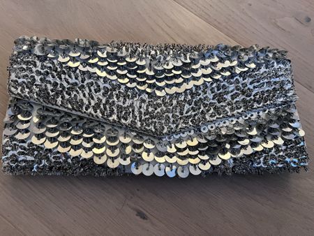 Vintage Clutch / Abendtasche mit Pailletten