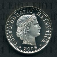 CHF___0.20 2006 stgl * nigelnagelneu! 20 Rappen