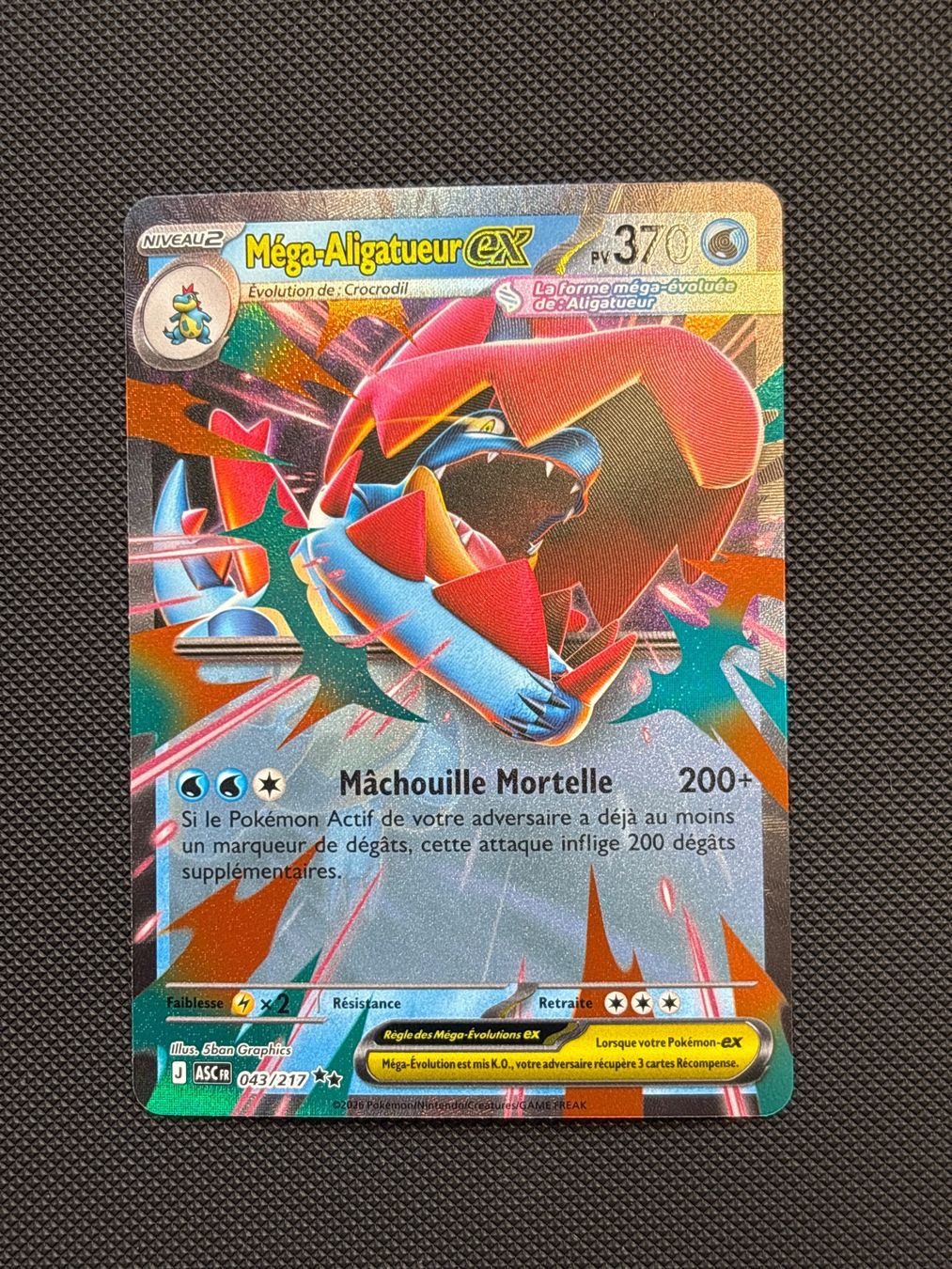 Pokémon Sammelbilder & Trading cards: Fr - Méga-Aligatueur Ex 043/217 - Pokémon – Neu (gemäss Beschreibung) aus Neuchâtel von caraadryn 2