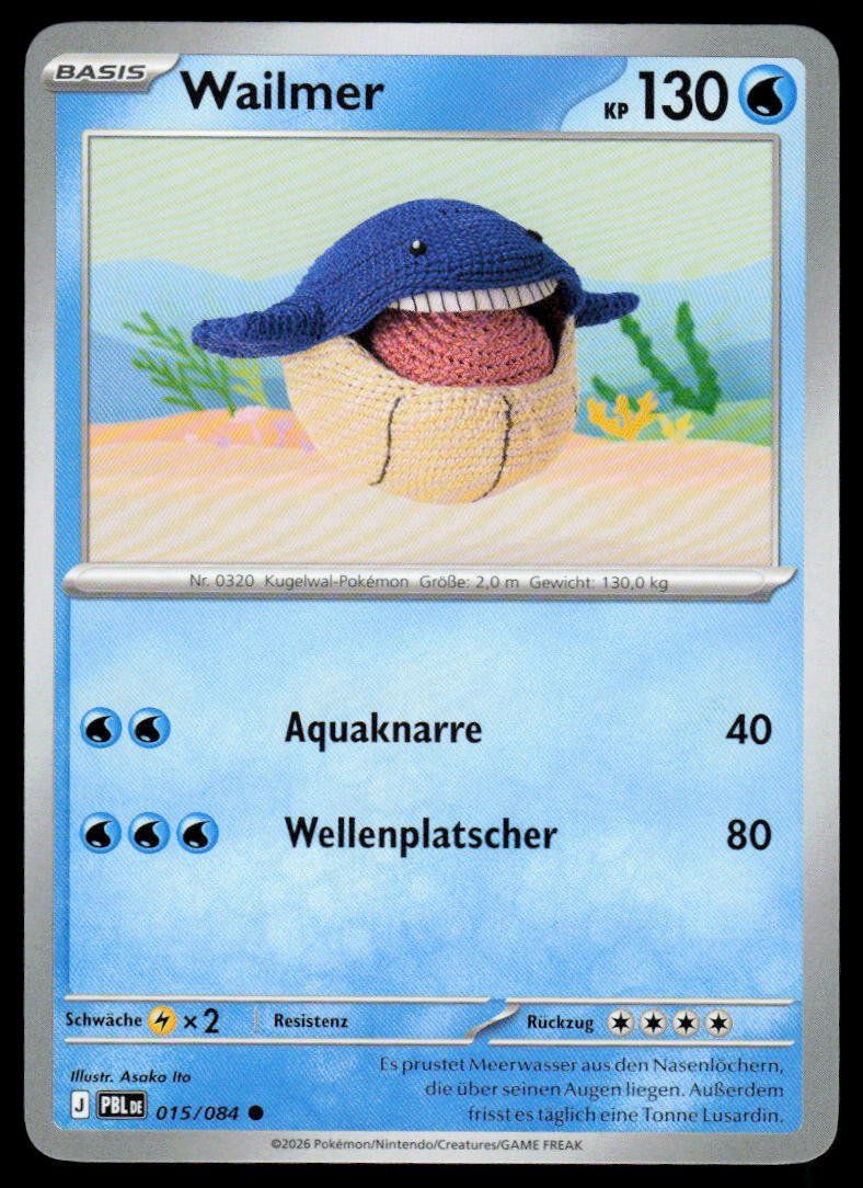 Pokémon Carte collezionabili: Pokemon Wailmer 015/084 – Usato da Herisau venduto da Pokemon2025