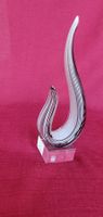 Leonardo Glas-Skulptur „Ease“ 26cm – Schwarz/Silber modern