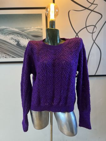 Morgan Strickpullover, lila/violett, Gr M
