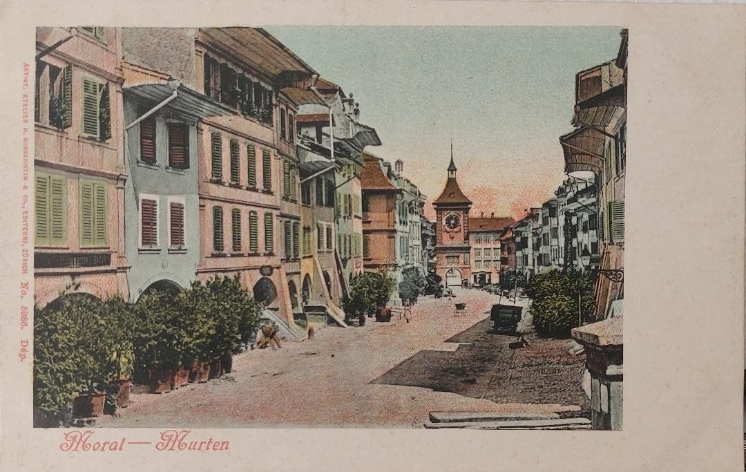 Cartoline postali: MORAT - MURTEN – Usato da Delémont venduto da Domdom1