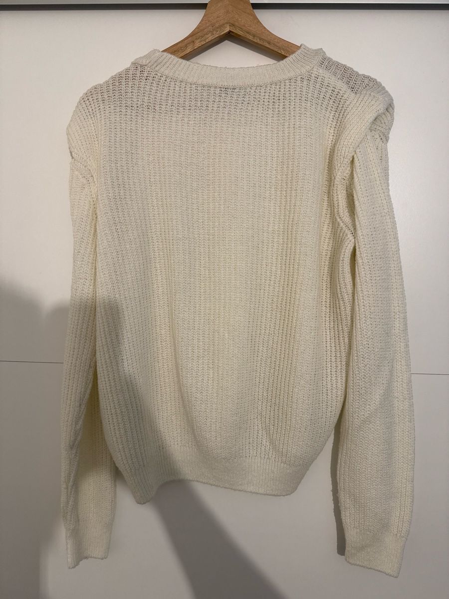 Maglioni & Felpe: Kuscheliger Strickpullover Creme Grösse S/M – Usato da Rebstein venduto da Tuerkii 1