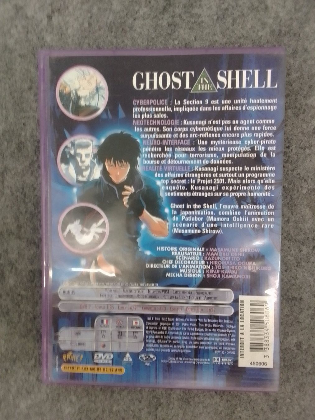 Tous les DVDs: DVD Ghost in te Shell-Manga mania – D'occasion à Préverenges par mam_629h 1