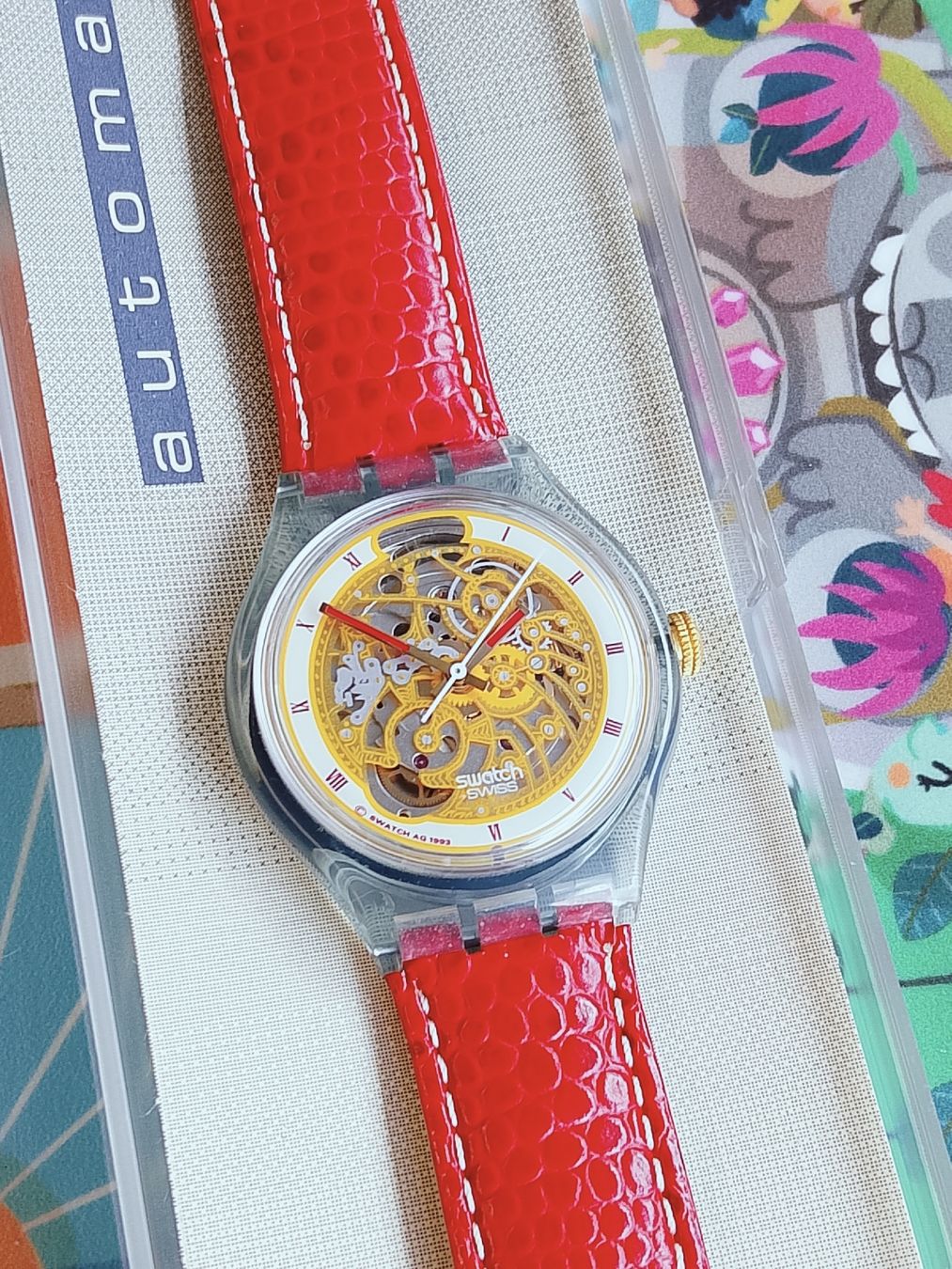 Swatch Orologi: Automatic Swatch "Abendrot" full Set  – Nuovo (secondo la descrizione) da Biel/Bienne venduto da Vintage-timearts 4