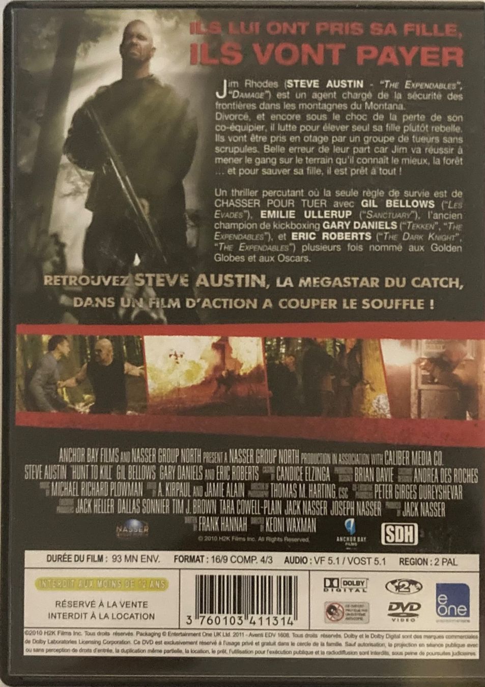 Tutti i DVDs: STEVE AUSTIN - HUNT TO KILL – Usato da Poliez-Pittet venduto da Newtown-Records 1