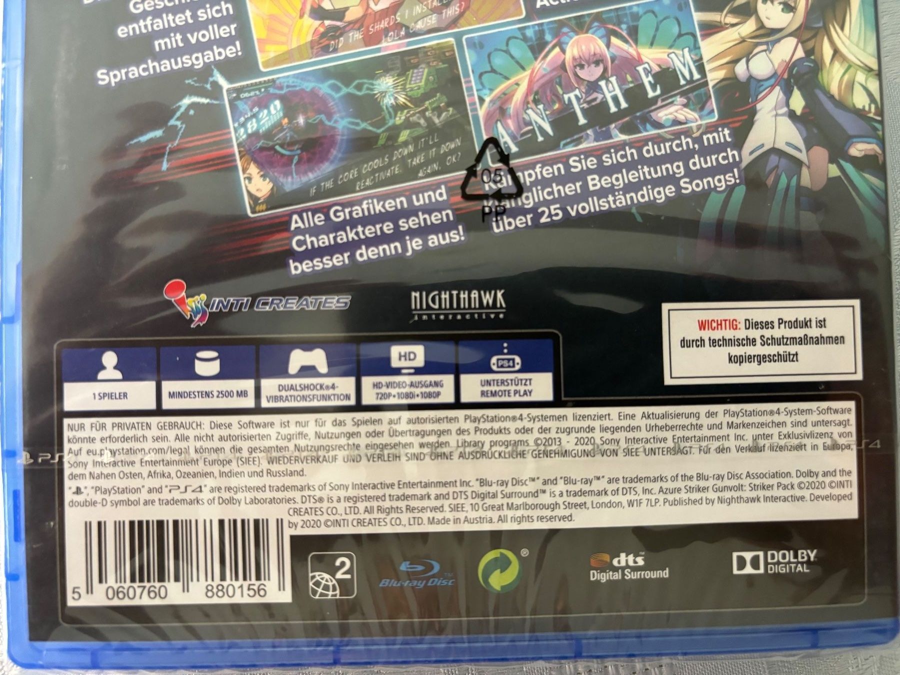 Giochi: Azure Striker Gunvolt Striker Pack (NEU) – Nuovo e nell'imballaggio originale da Frenkendorf venduto da Fionchen 2