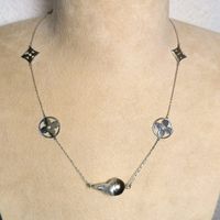 Collier perles de Tahiti baroque - Fashion Ag925
