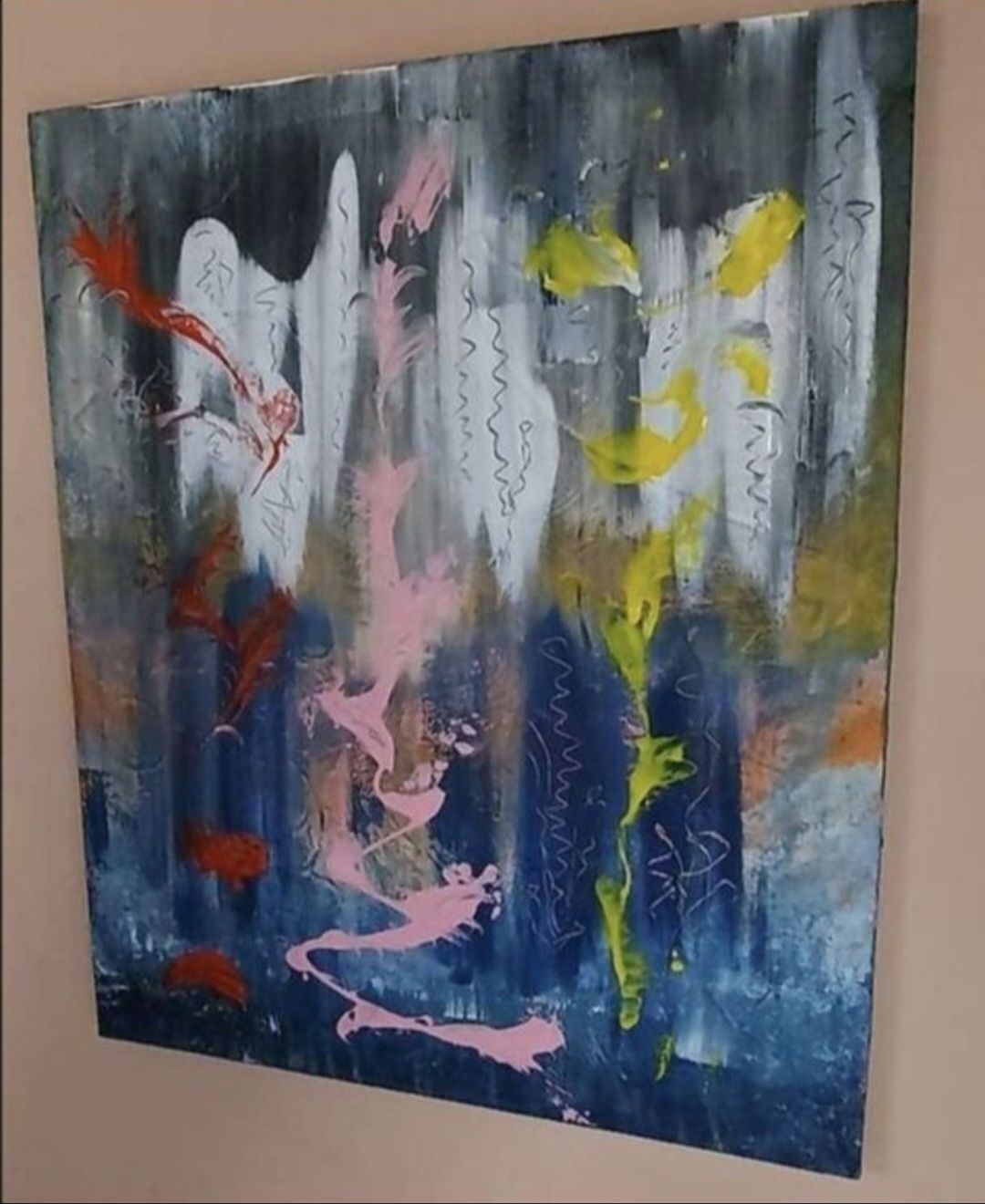 Tableaux: Gemälde, moderne Kunst handmade 40×50 – Neuf (Voir description) à Riehen par Steinbock1970 1