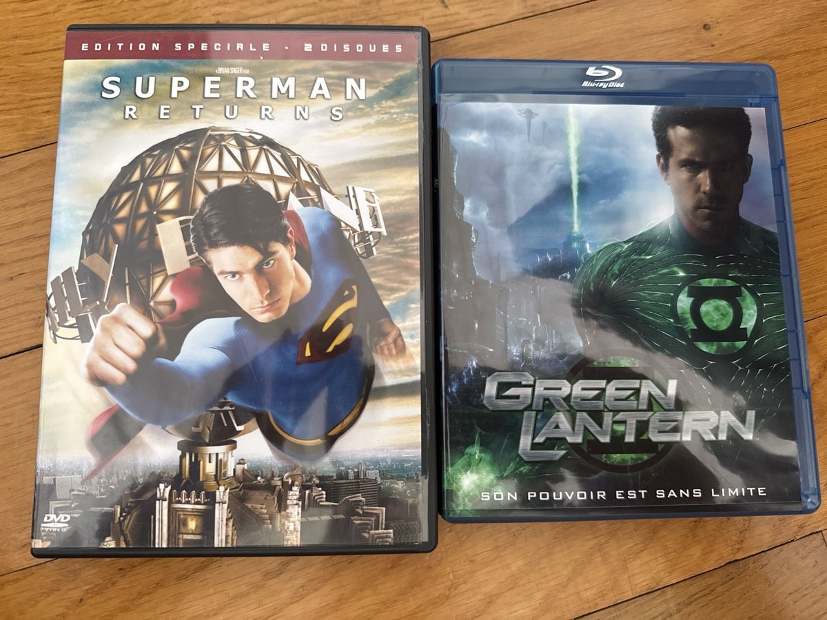 Tutti i DVDs: Lot de 2 Films: Superman Returns et Green Lantern. – Usato da Aigle venduto da pat_z2c2