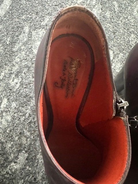 Santoni Scarpe da donna: Original Santoni Stiefeletten, lila, Gr. 38 – Nuovo (secondo la descrizione) da Watt venduto da MilaKimba 7