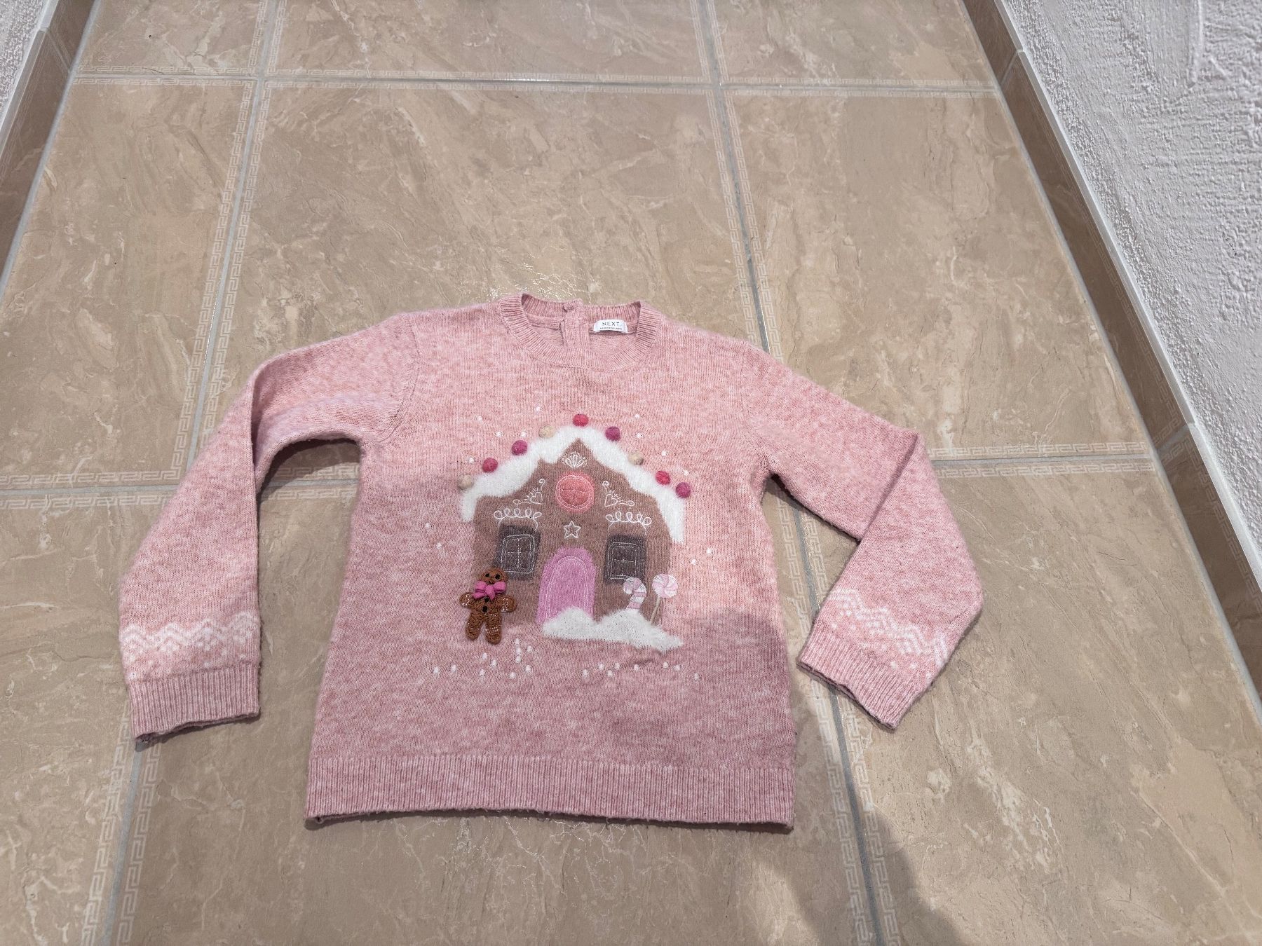 Maglioni & Felpe: NEXT süsser Lebkuchen haus Pulli, 6j 116 – Usato da Klingnau venduto da Markus14