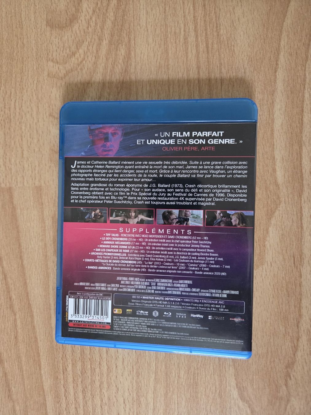 Tutti i DVDs: crash - blu-ray Cronenberg – Usato da Biel/Bienne venduto da Totalkelly 1