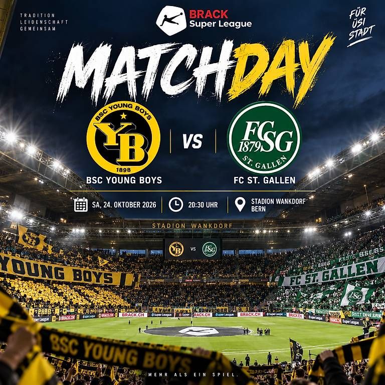 Biglietti: Yb vs St Gallen 2 tikets – Nuovo e nell'imballaggio originale da Laupersdorf venduto da nic_j5nm